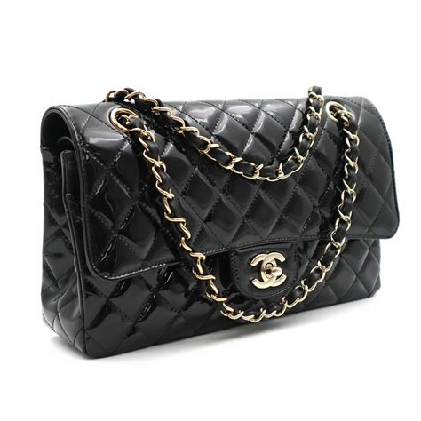 chanel bags handbags leather black|chanel classic black handbag.